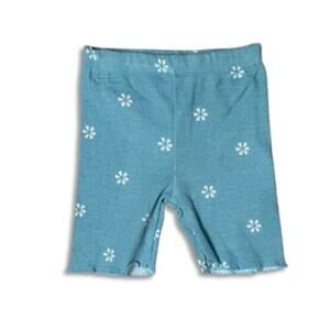 Jessica Simpson Capri Pants Elastic waistband Stretch Knit Fabric Blue 18M NWT